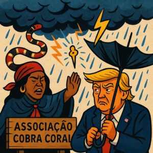 ⛈️🐍 ASSOCIAÇÃO COBRA CORAL REMOVE PROTEÇÃO CLIMÁTICA DOS EUA APÓS TAXAÇÃO  “AGORA SE VIREM COM OS FURAÇÕES”